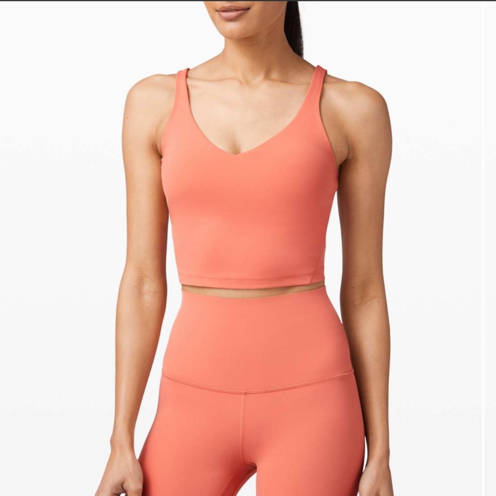 lululemon athletica Coral Crop Athletic Tank
